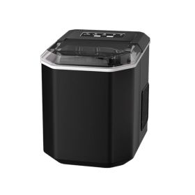 Portable Ice Maker Machine for Home Bars Coffee Shop (Color: Black)