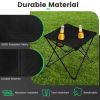 Outdoor Folding Camping Chairs and Table Set with Carrying Bag