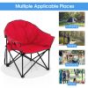 Folding Camping Moon Padded Chair with Carrying Bag